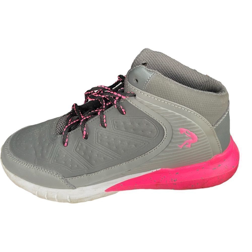 Shaq Footwear Precision Sneaker Girls Basketball Shoes Pink Gray Size 5